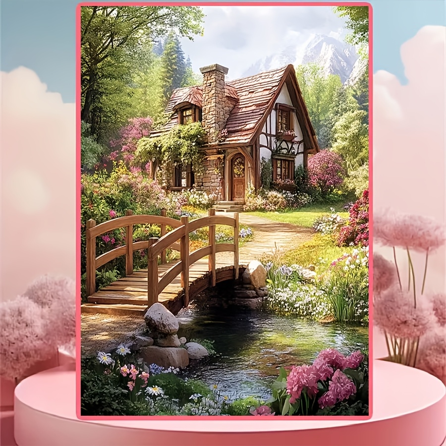 Resin Art Work - Full Square Diamond,No FrameNew Popular 5D