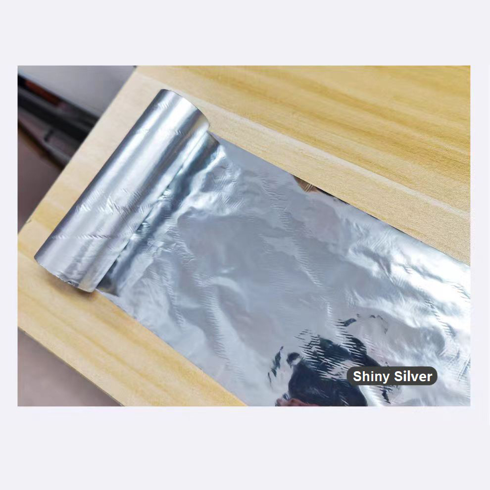 Resin Art Logo - Silver Foil Ribbon Roll 110mm Shiny