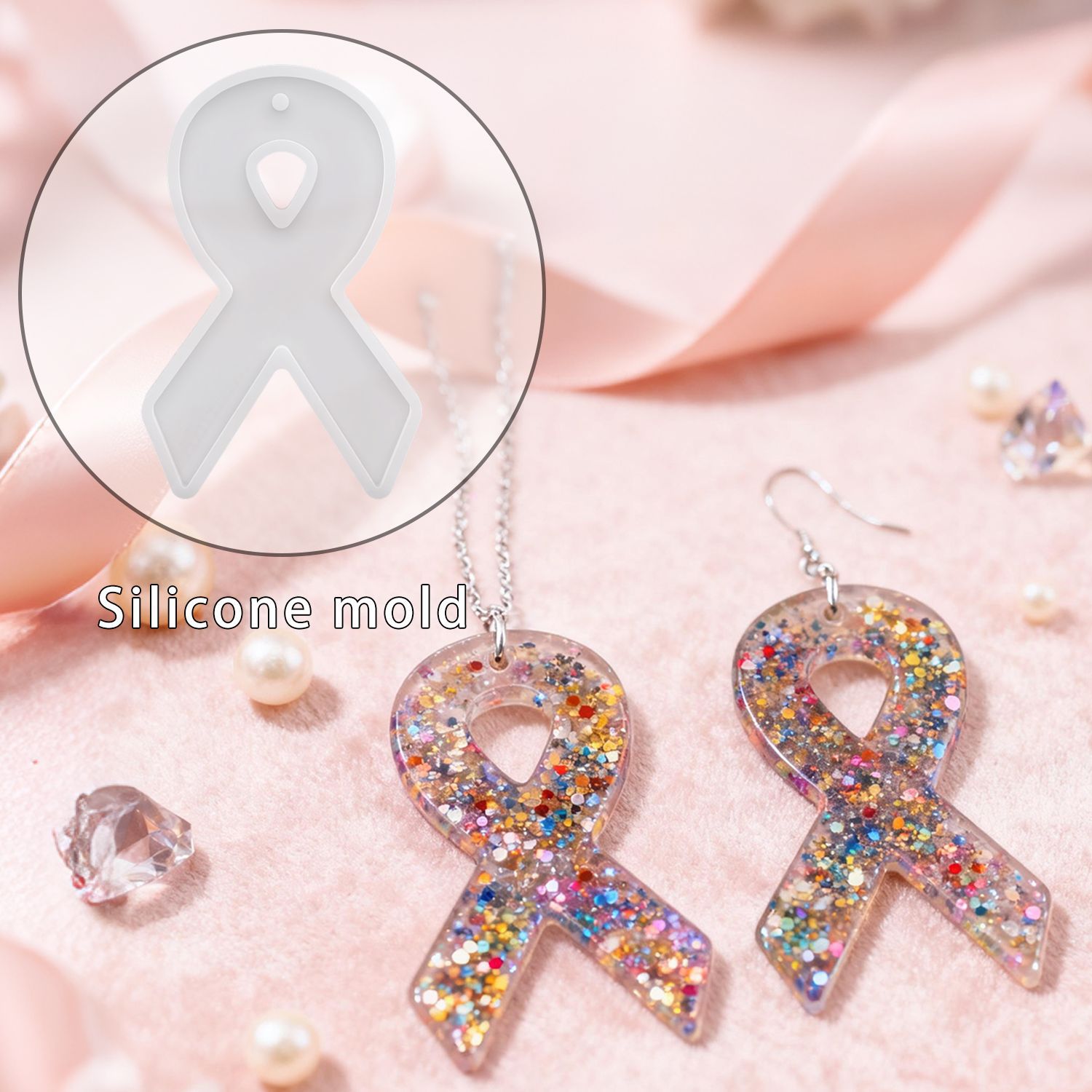 Resin Art Tools - DIY Ribbon Earring Resin Molds, Earring