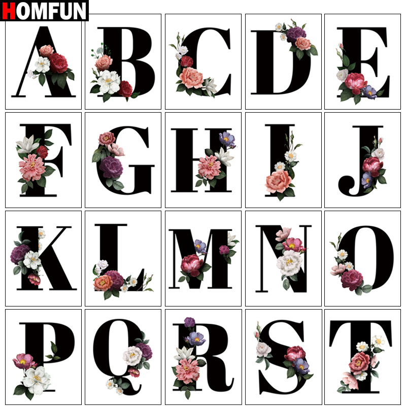 Resin Art Name - HOMFUN Full Square/Round Drill 5D DIY