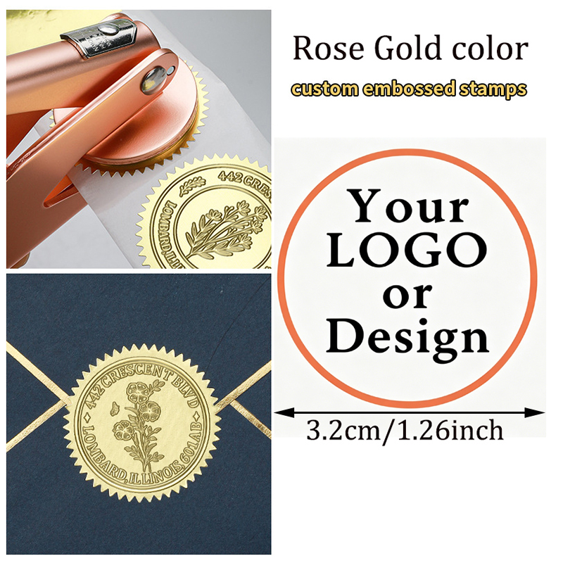 Resin Art Logo - Personalized Custom Embossing Machine, Logo, Address,