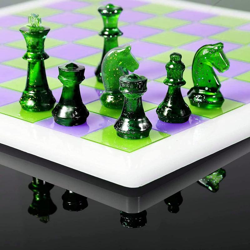 Resin Chess Set Mold With Ches - Resin Art Tools review and price