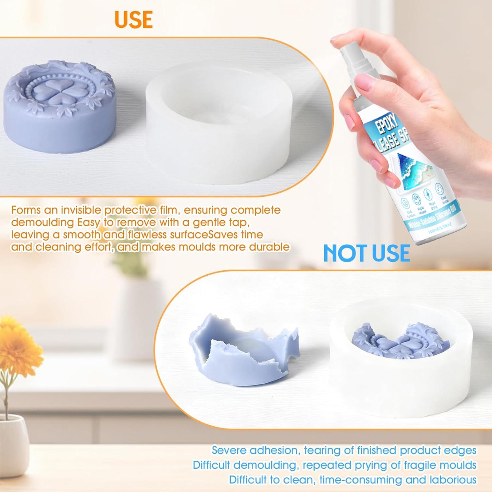 100ml Silicone Release Spray E - Resin Art Tools review and price