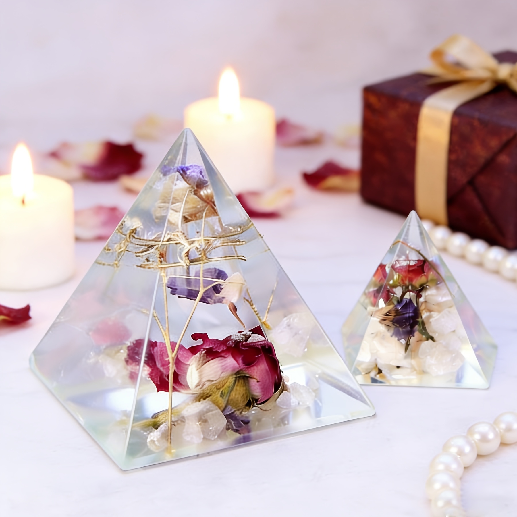 5pc - Pyramid Resin Molds of V - Resin Art Tools review and price