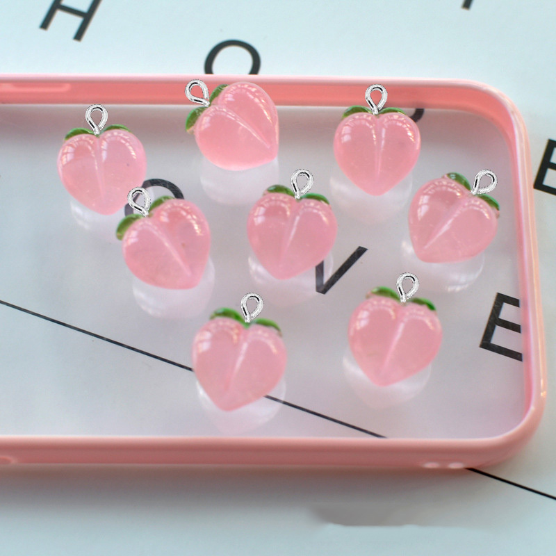 10Pcs New Transparent Peach Fl - Resin Art Engagement review and price