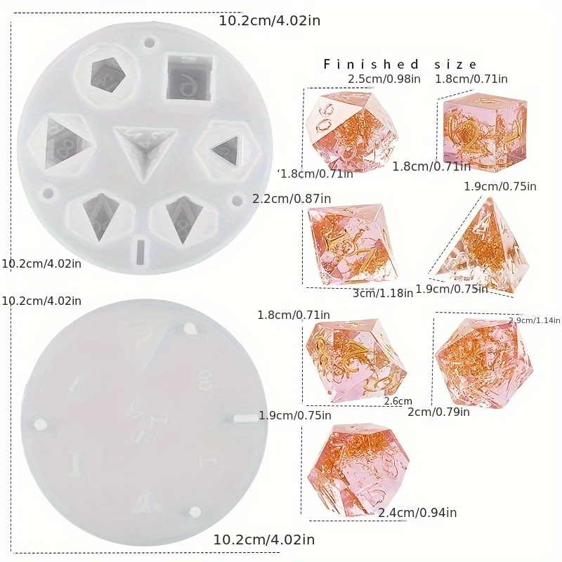 1setsilicone resin die molds ， - Resin Art Tools review and price