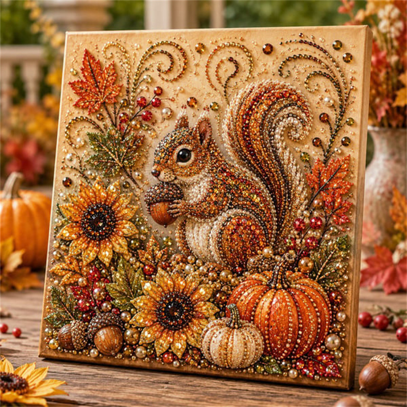 Autumn Diamond Pearl Painting  - Resin Art Of Flowers review and price