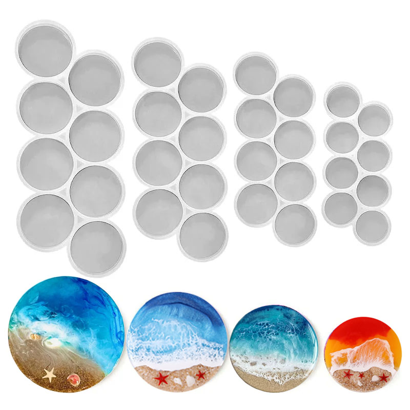 1.25-2 inch Circle Grip Round  - Resin Art Tools review and price