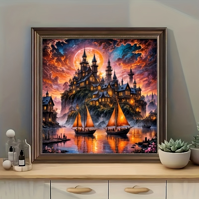 Diamond Painting Kit, Castle a - Resin Art Work review and price