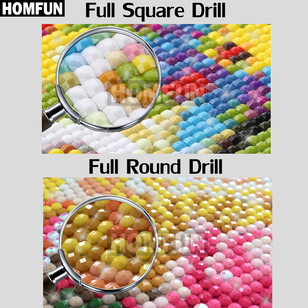 HOMFUN Full Square/Round Drill - Resin Art Name review and price