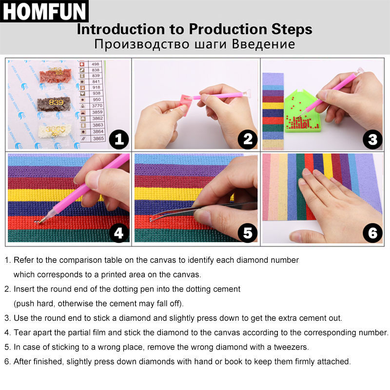 HOMFUN Full Square/Round Drill - Resin Art Name review and price