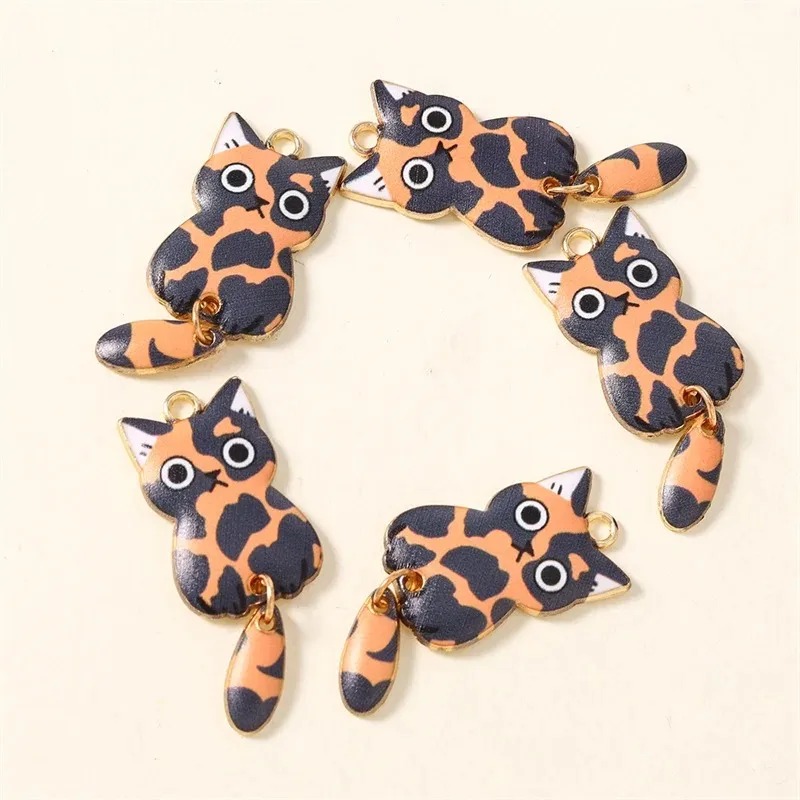 10Pcs 16×39mm Cute Cartoon Cat - Resin Art Engagement review and price