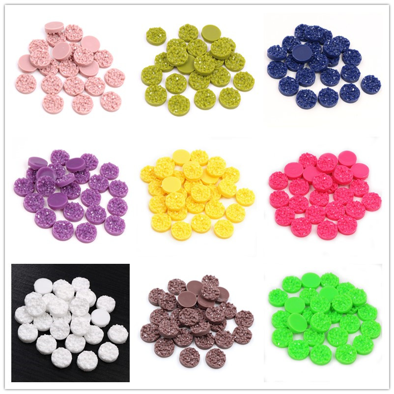 40pcs Resin Druzy Cabochons Do - Resin Art Engagement review and price