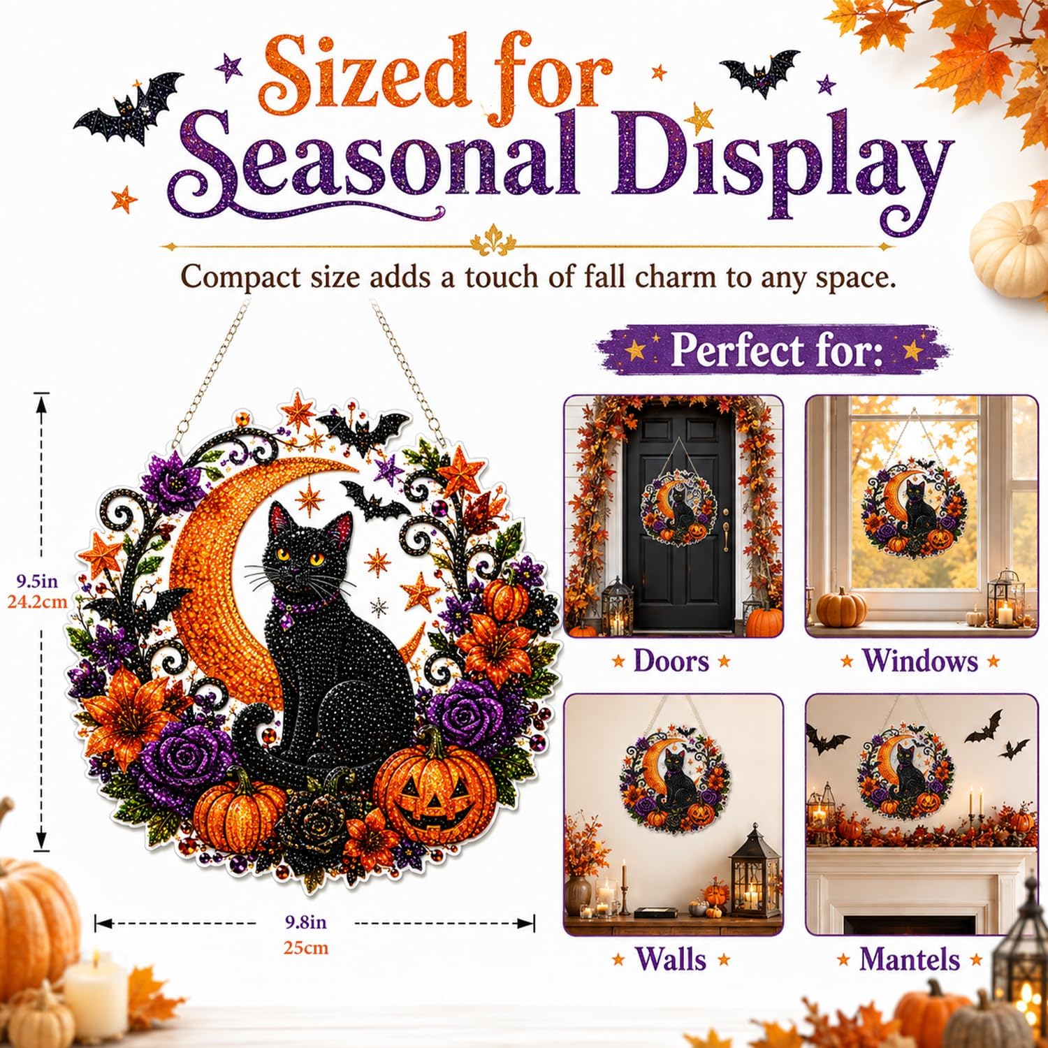Halloween Pumpkins Diamond Art - Resin Art Of Flowers review and price