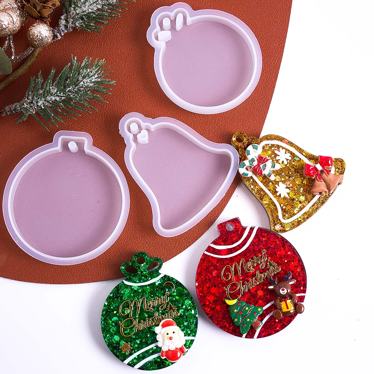 Xmas Tag Pendant Silicone Mold - Resin Art Tools review and price