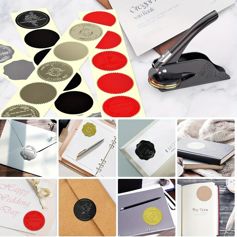 Embosser Stamp Customized Priv - Resin Art Logo review and price