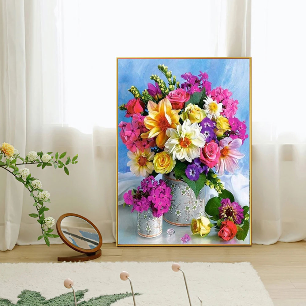 Full Diamond Mosaic Flower 5D  - Resin Art Of Flowers review and price