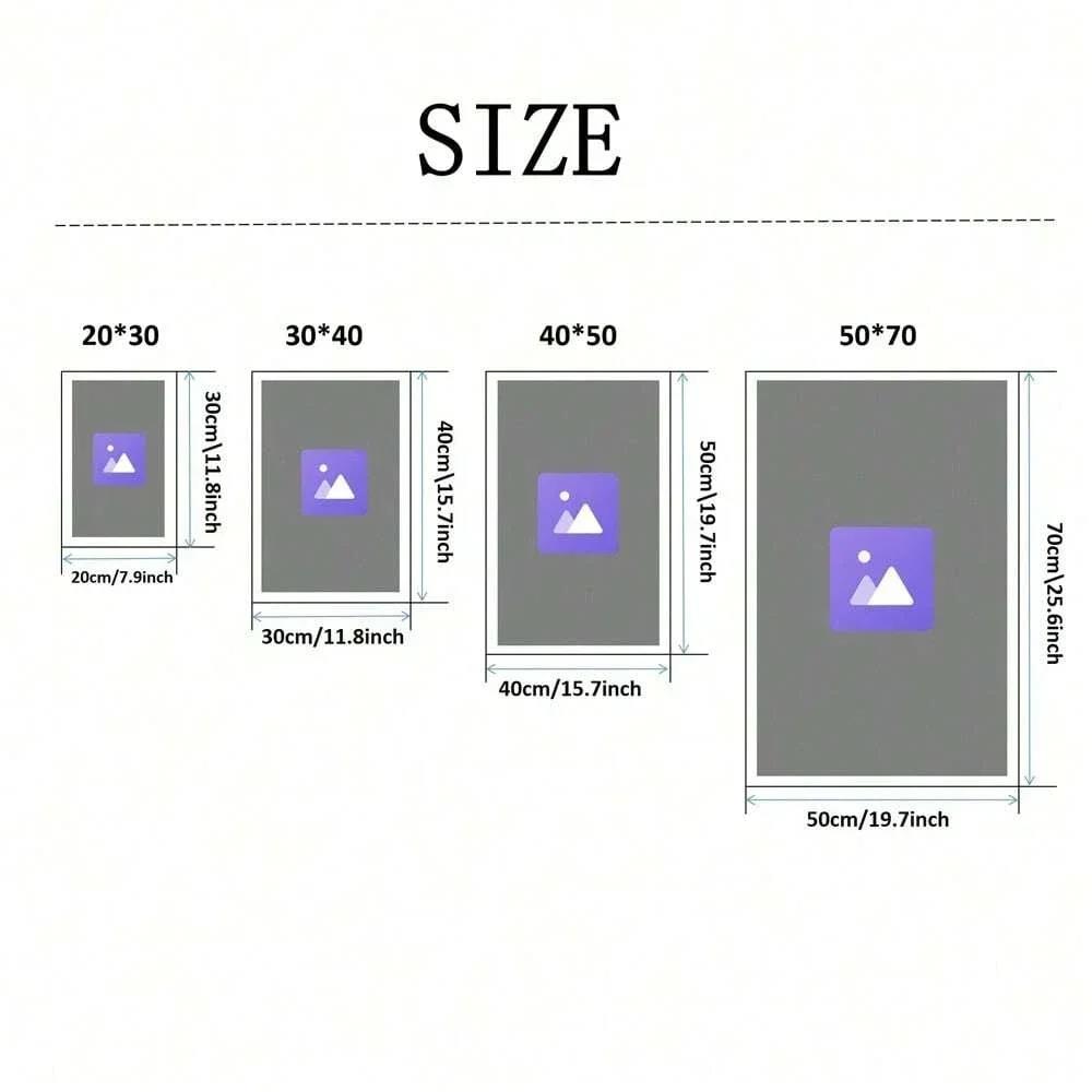 Frameless,5d DIY Diamond Art P - Resin Art Work review and price