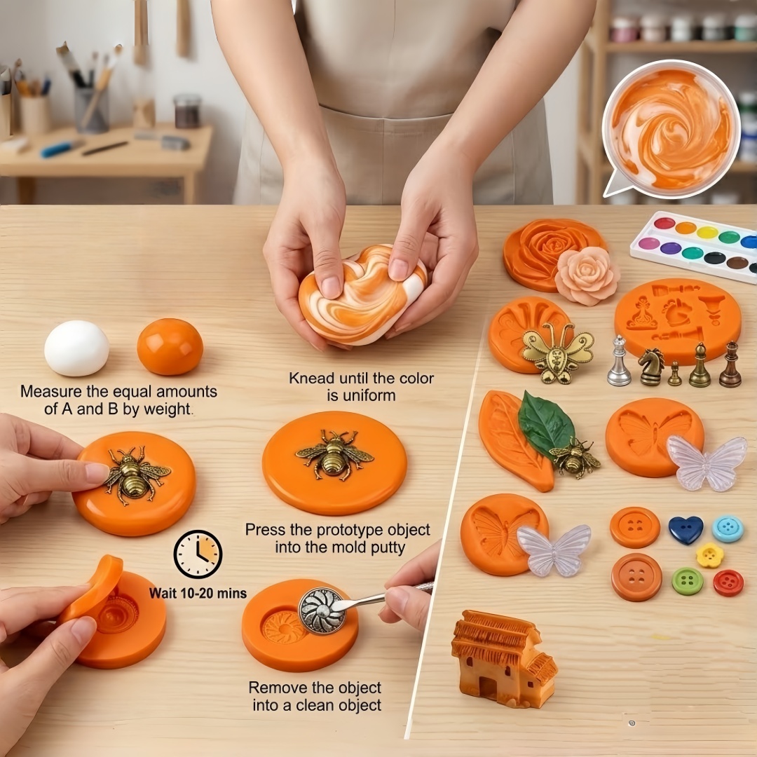 Silicone Putty DIY Crafting Se - Resin Art Tools review and price
