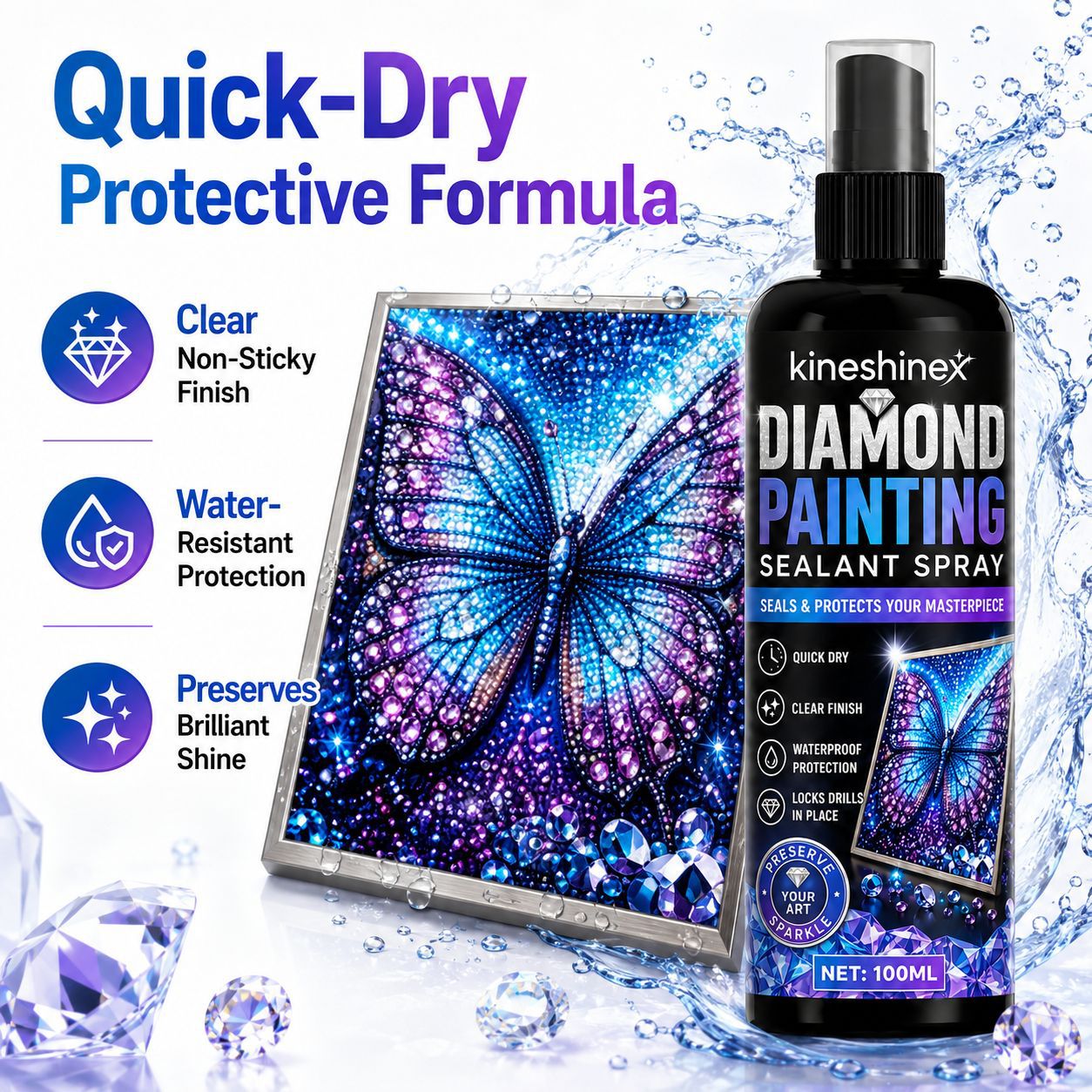 Diamond Painting Sealant Spray - Resin Art Work review and price