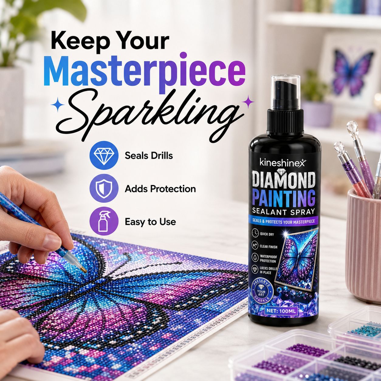 Diamond Painting Sealant Spray - Resin Art Work review and price