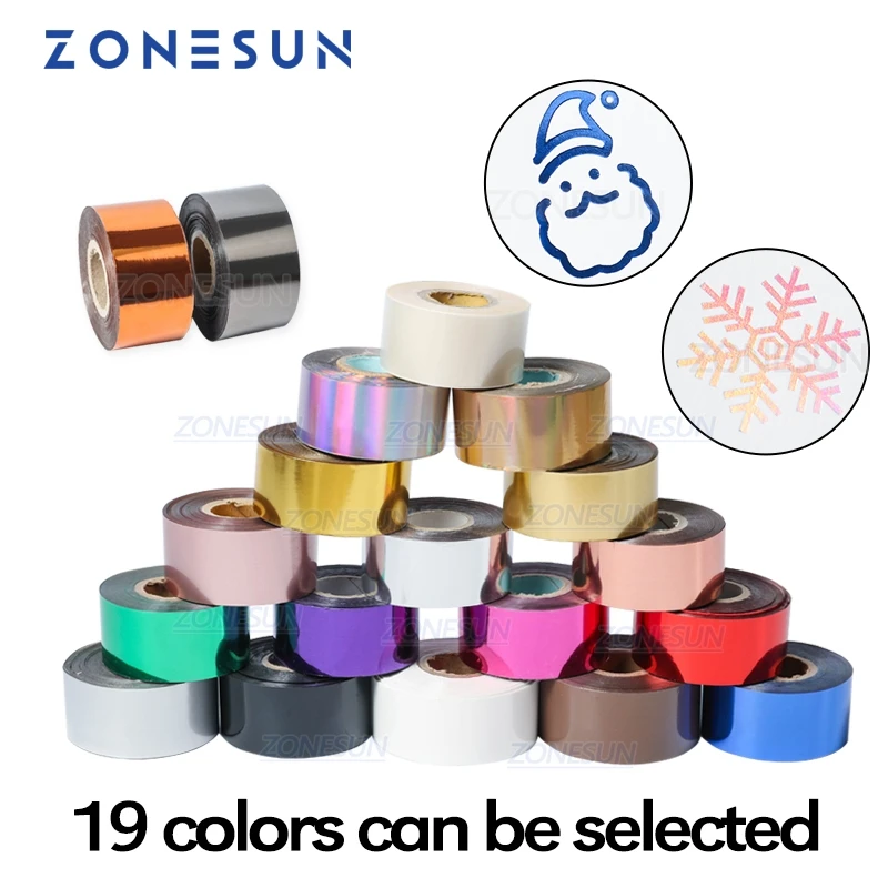 ZONESUN Hot Stamping Foil 3cm  - Resin Art Logo review and price