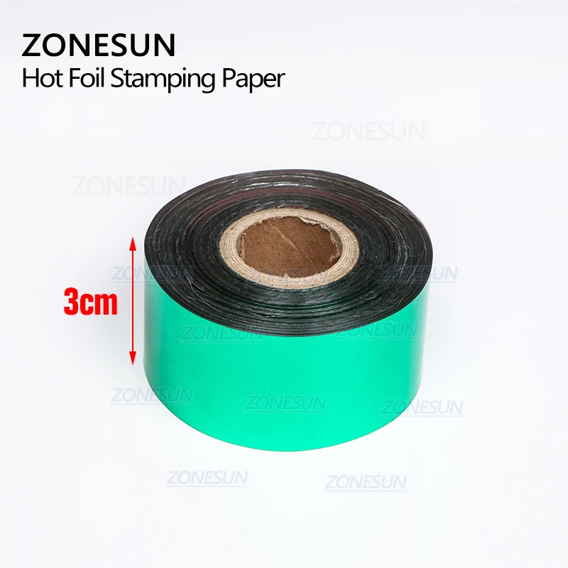 ZONESUN Hot Stamping Foil 3cm  - Resin Art Logo review and price