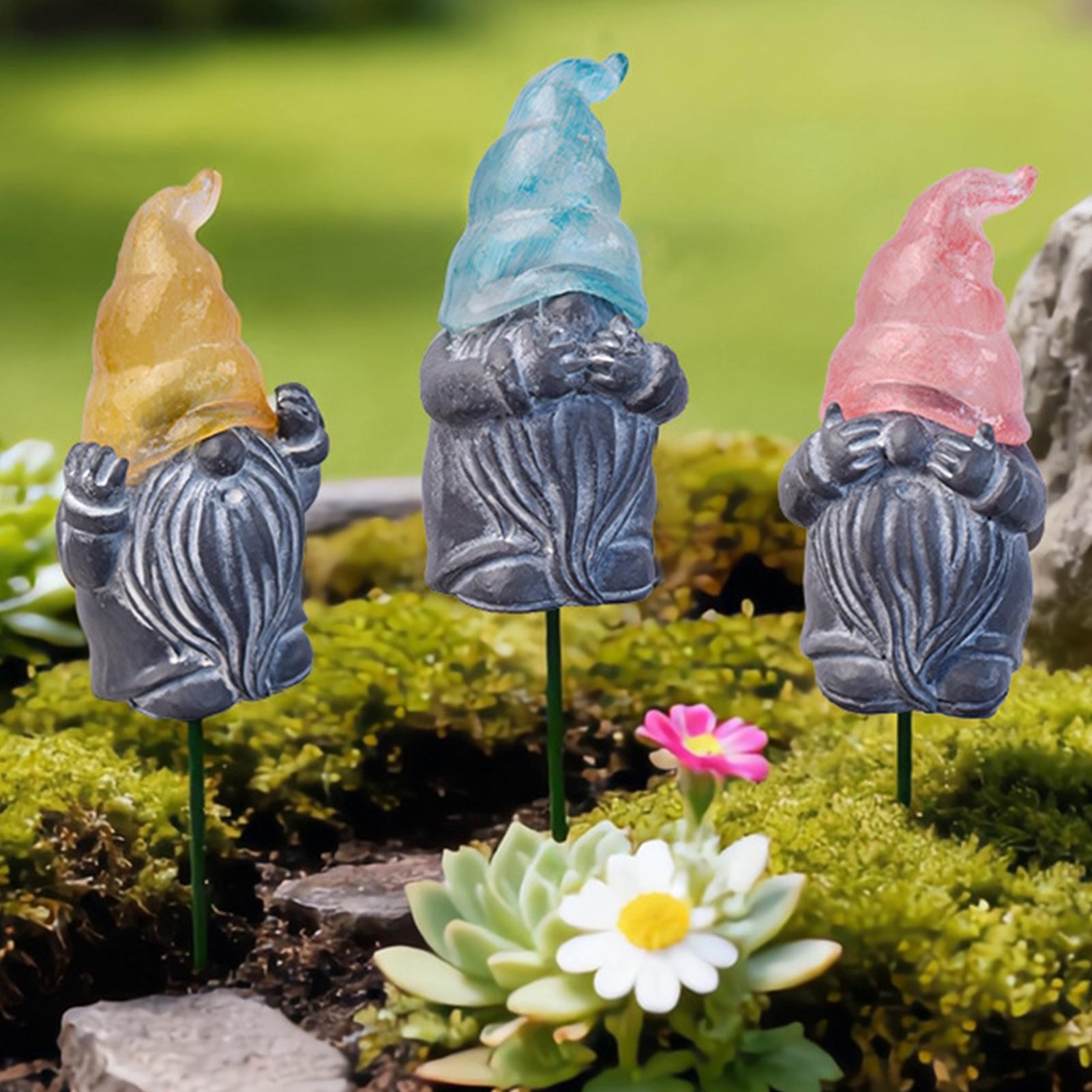 Decorative Garden Stakes 3-Pie - Resin Art Of Flowers review and price
