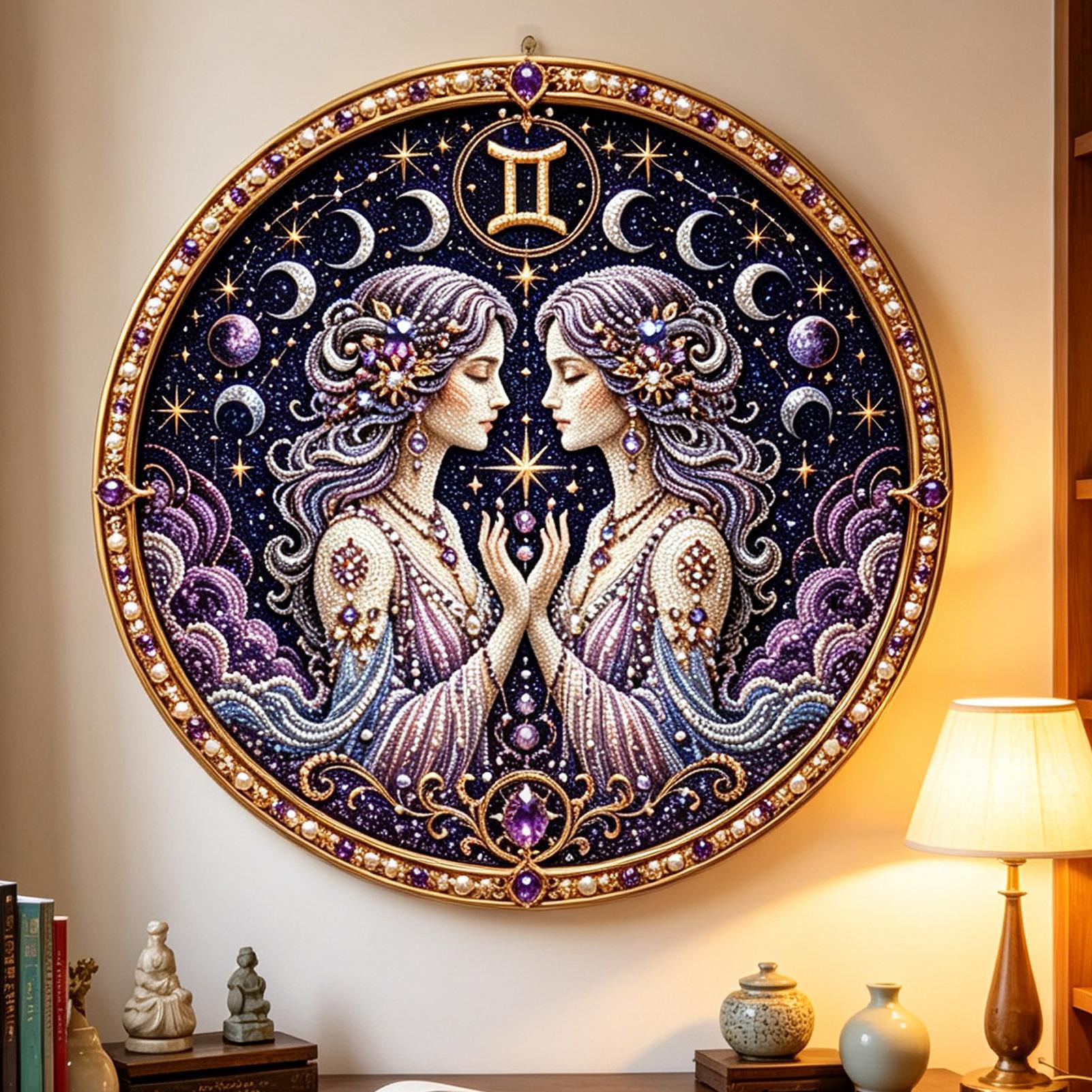 12 Zodiacs Signs Pearl Art Kit - Resin Art Work review and price