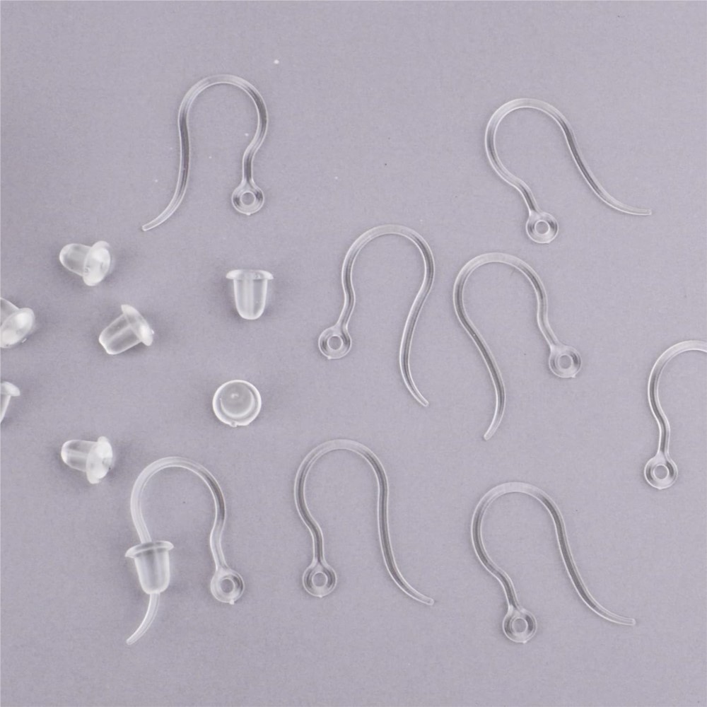 40pcs Clear Plastic Earring Ho - Resin Art Engagement review and price