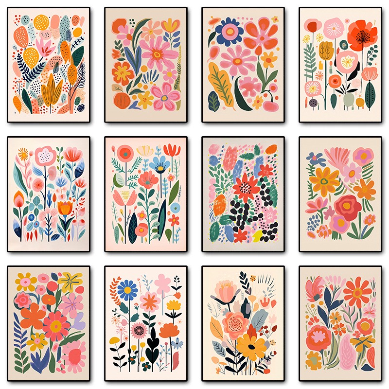 Vintage Mid Century Floral Ill - Resin Art Of Flowers review and price