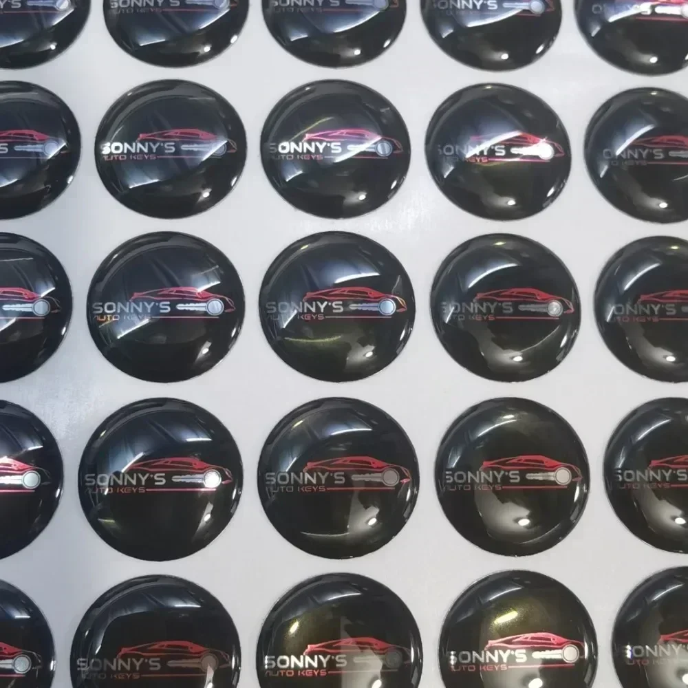 B Customized 14mm Round Car Ke - Resin Art Logo review and price