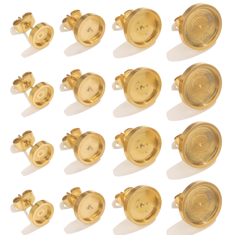 10pcs Stainless Steel Gold Ear - Resin Art Engagement review and price