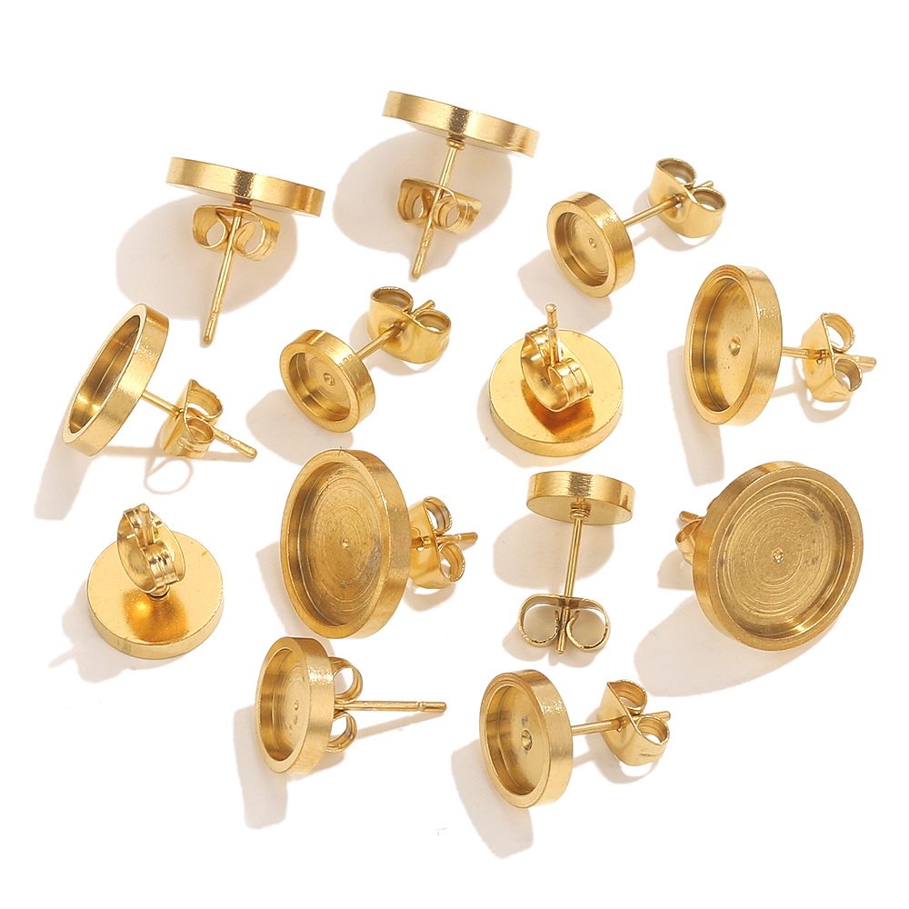 10pcs Stainless Steel Gold Ear - Resin Art Engagement review and price