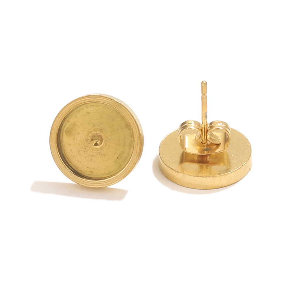 10pcs Stainless Steel Gold Ear - Resin Art Engagement review and price